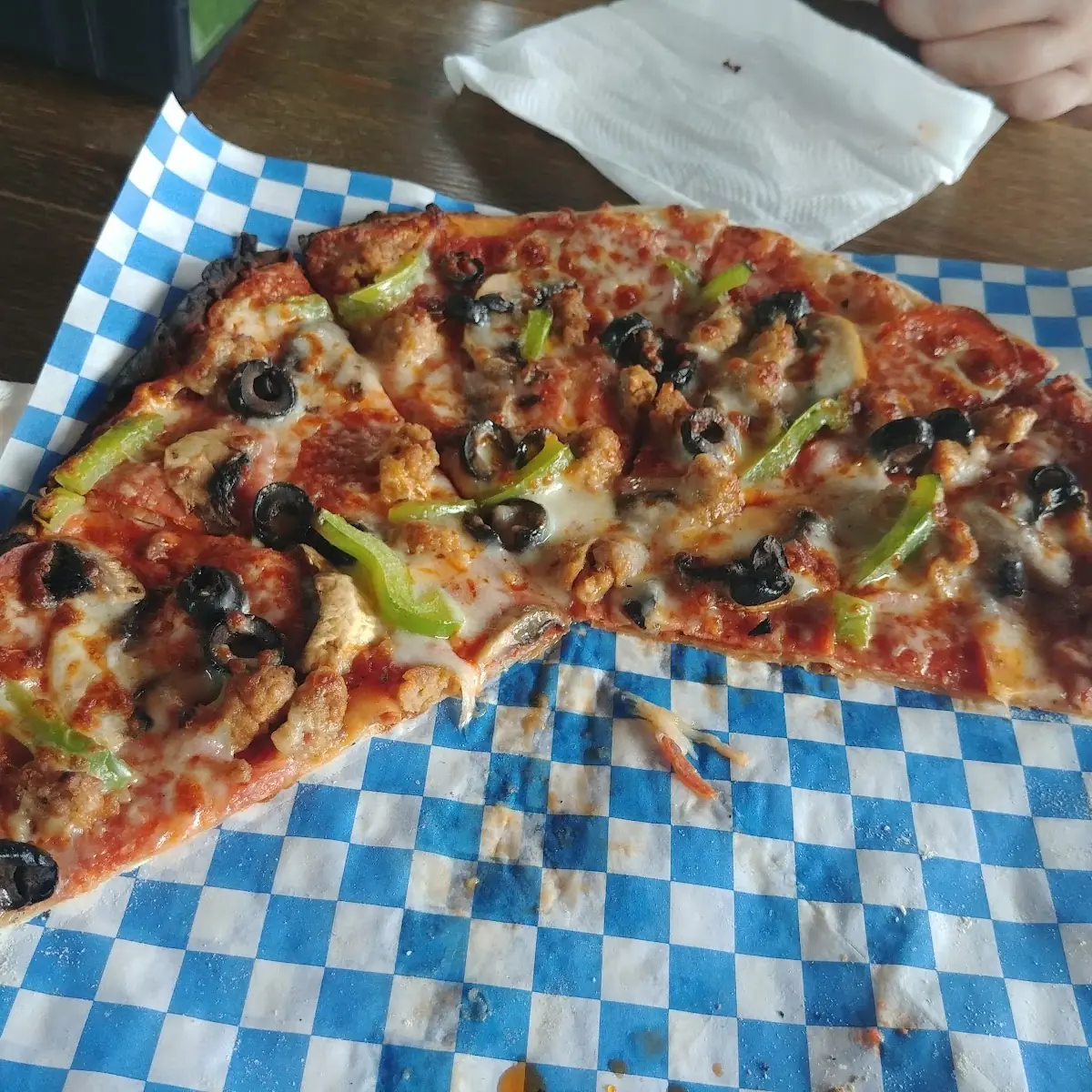 Mushrooms and Green Peppers