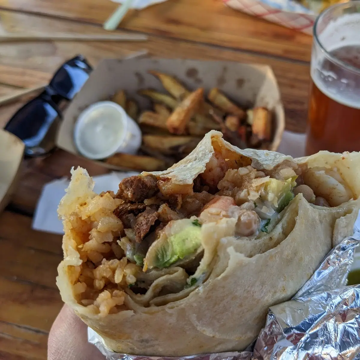 Steak and Shrimp Burrito