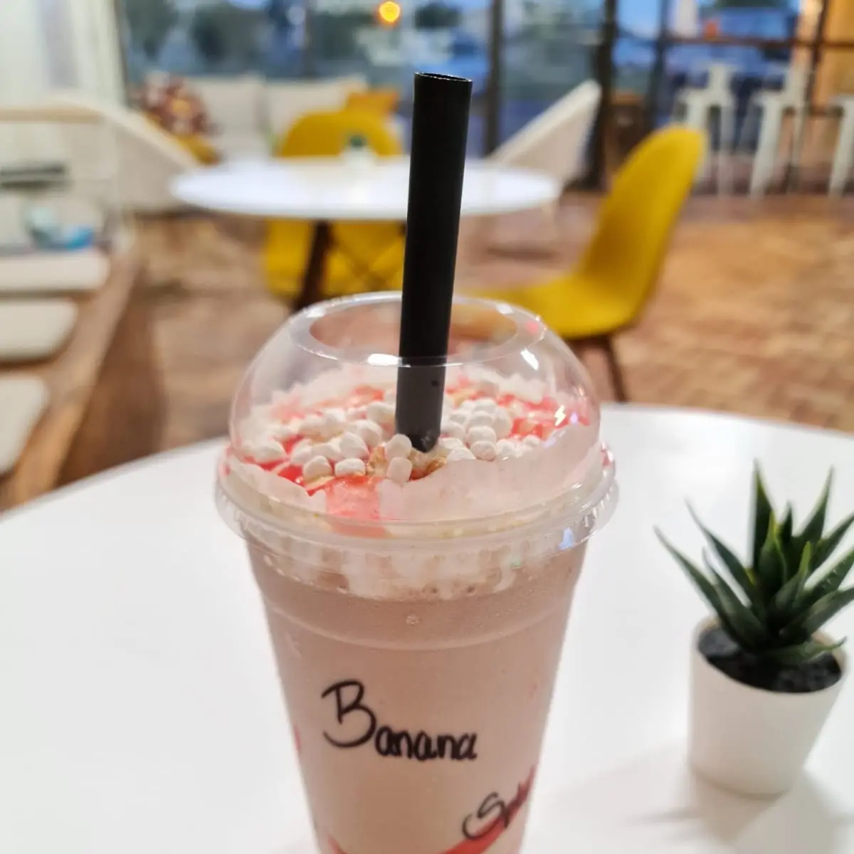 Healthy Shake De Banana Split