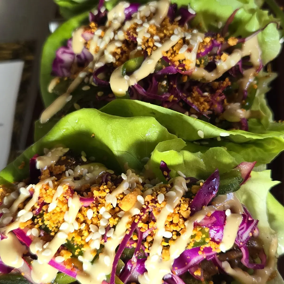 Braised Pork Lettuce Wraps