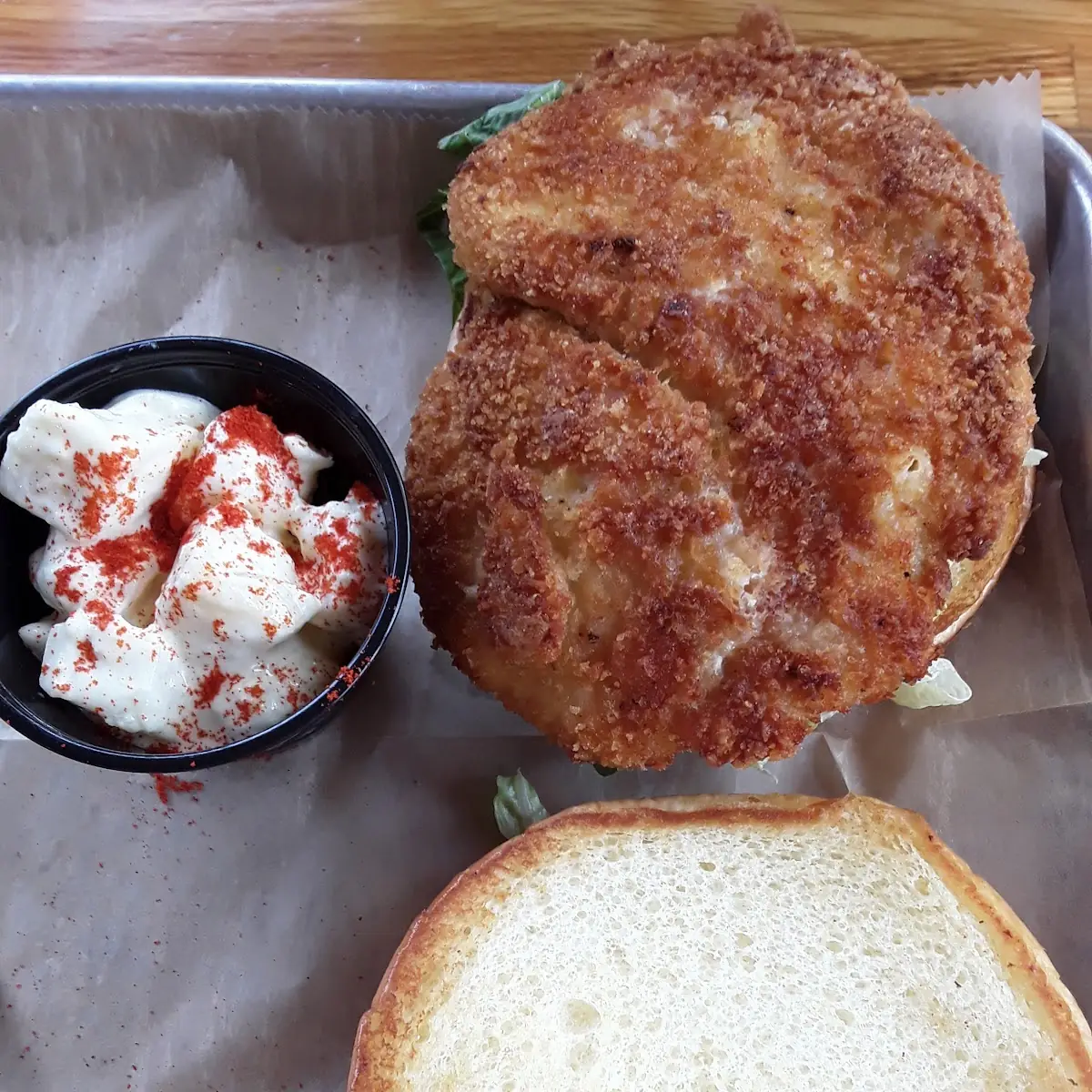 Chicken Schnitzel Sandwich