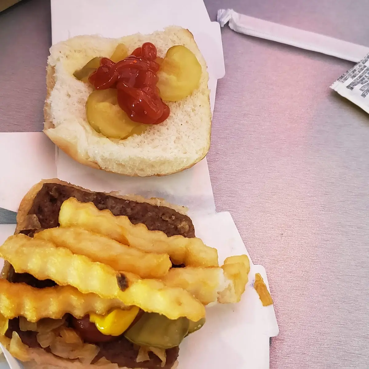 From the Crave Case Slider with Fries Added