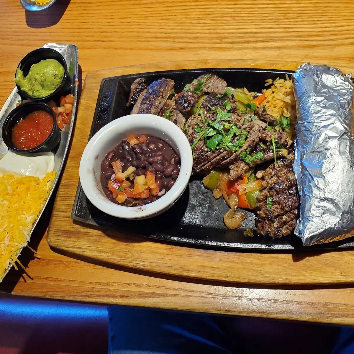 Shrimp and Beef Fajitas