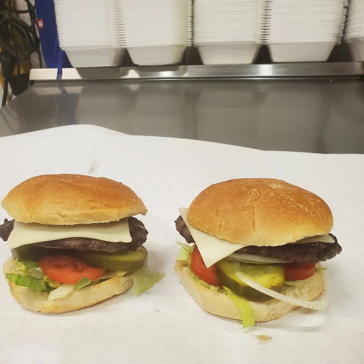 Flame-Grilled Burger