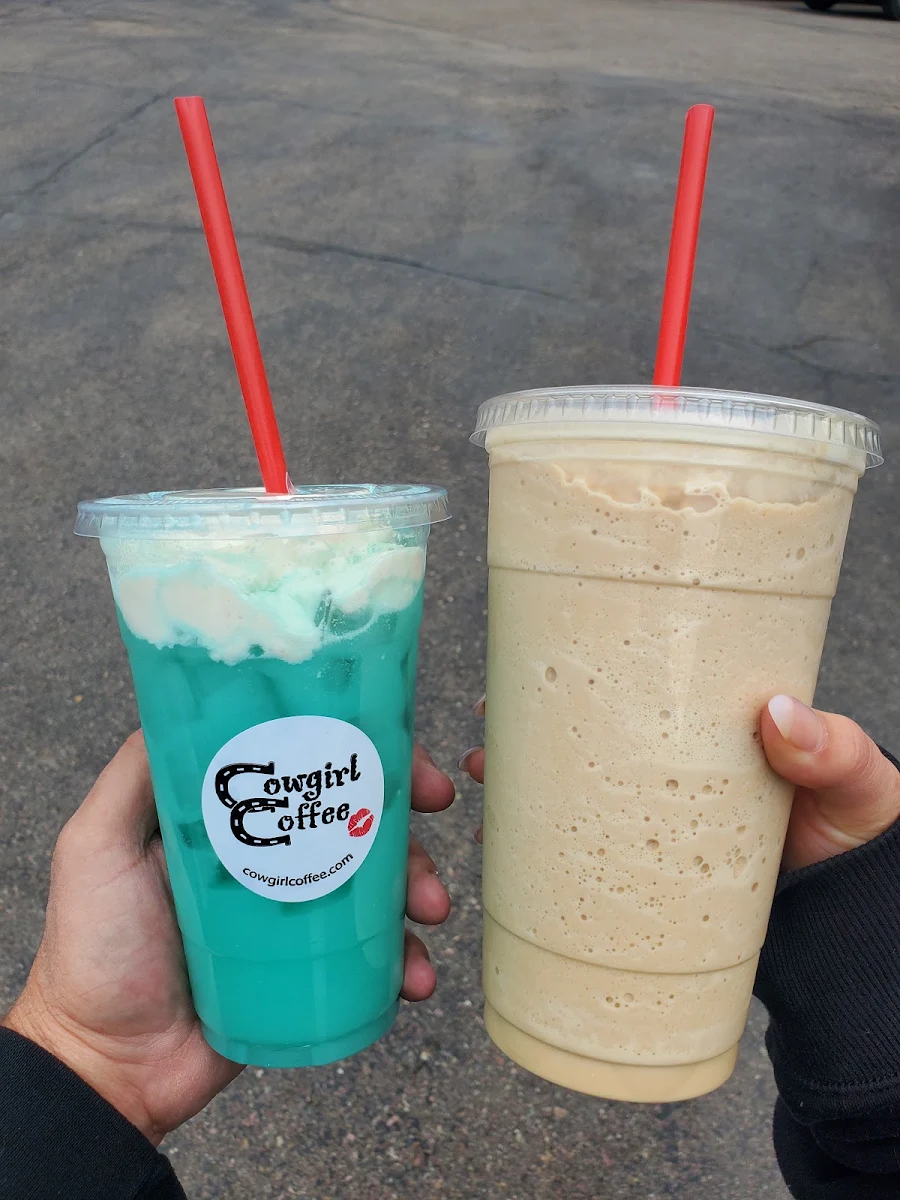 Northern Lights & Caramel Frappe