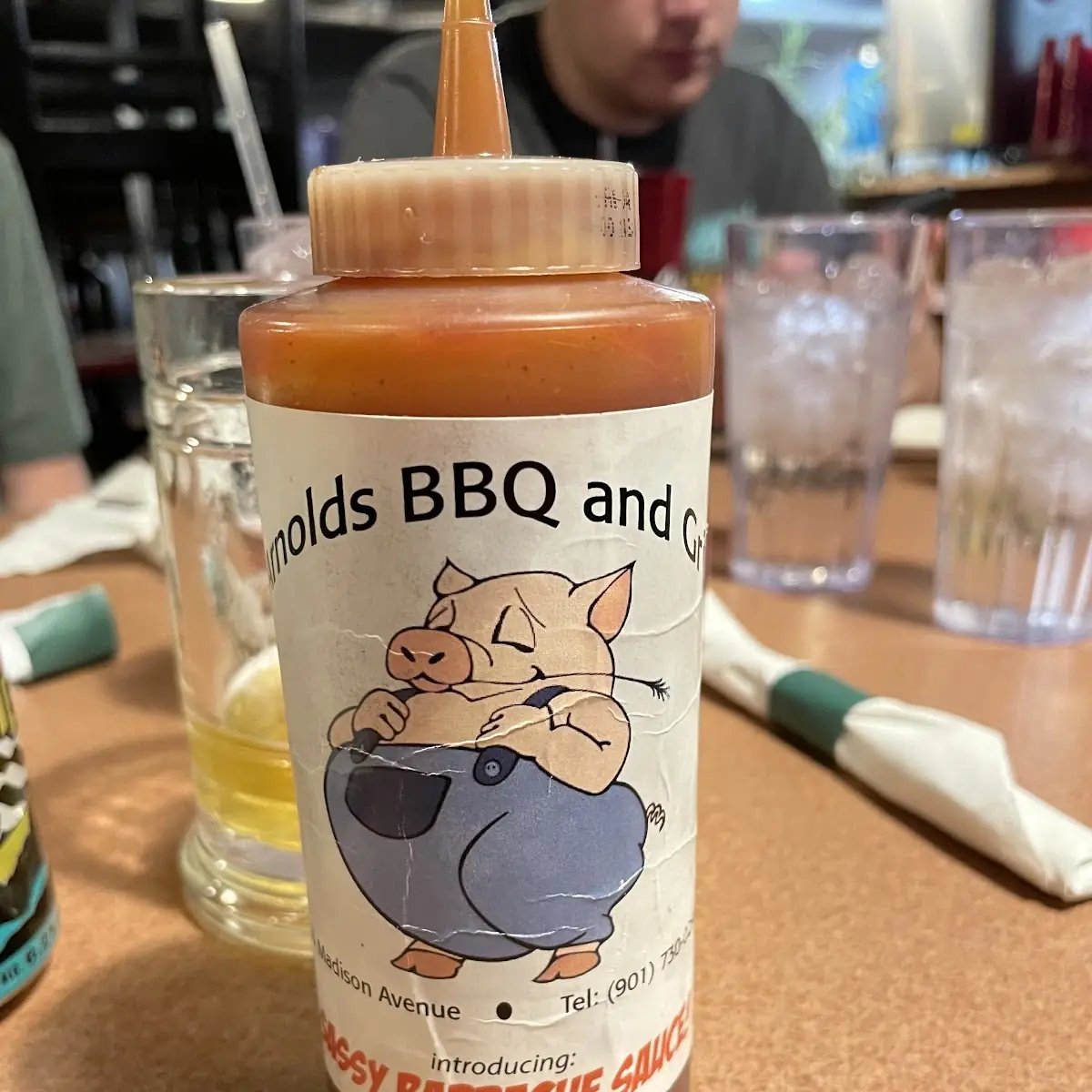 BBQ Smoke Sausage Sandwich