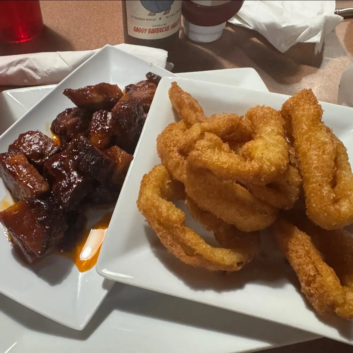 Burnt Ends and Onion Rings