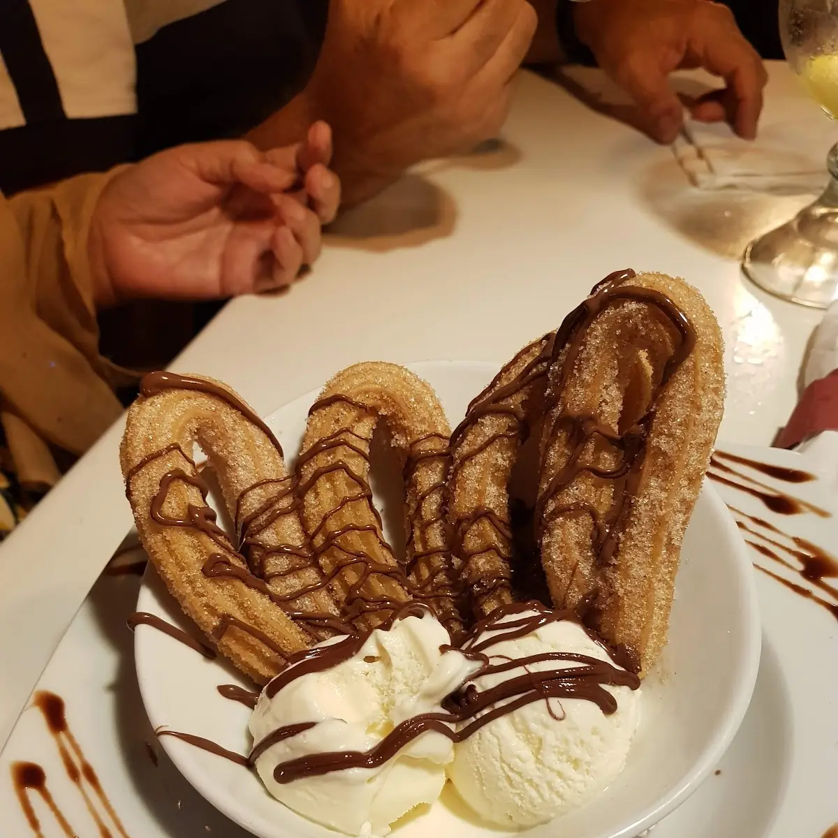 Churros Con Mantecado