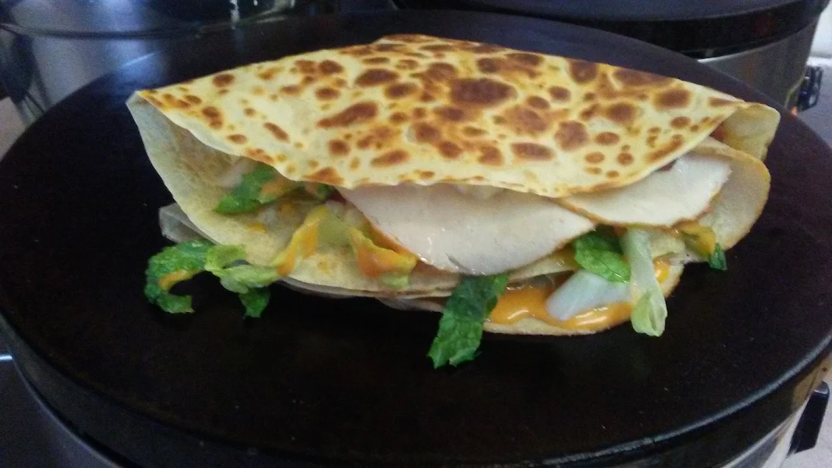 Turkey Bacon Crepe