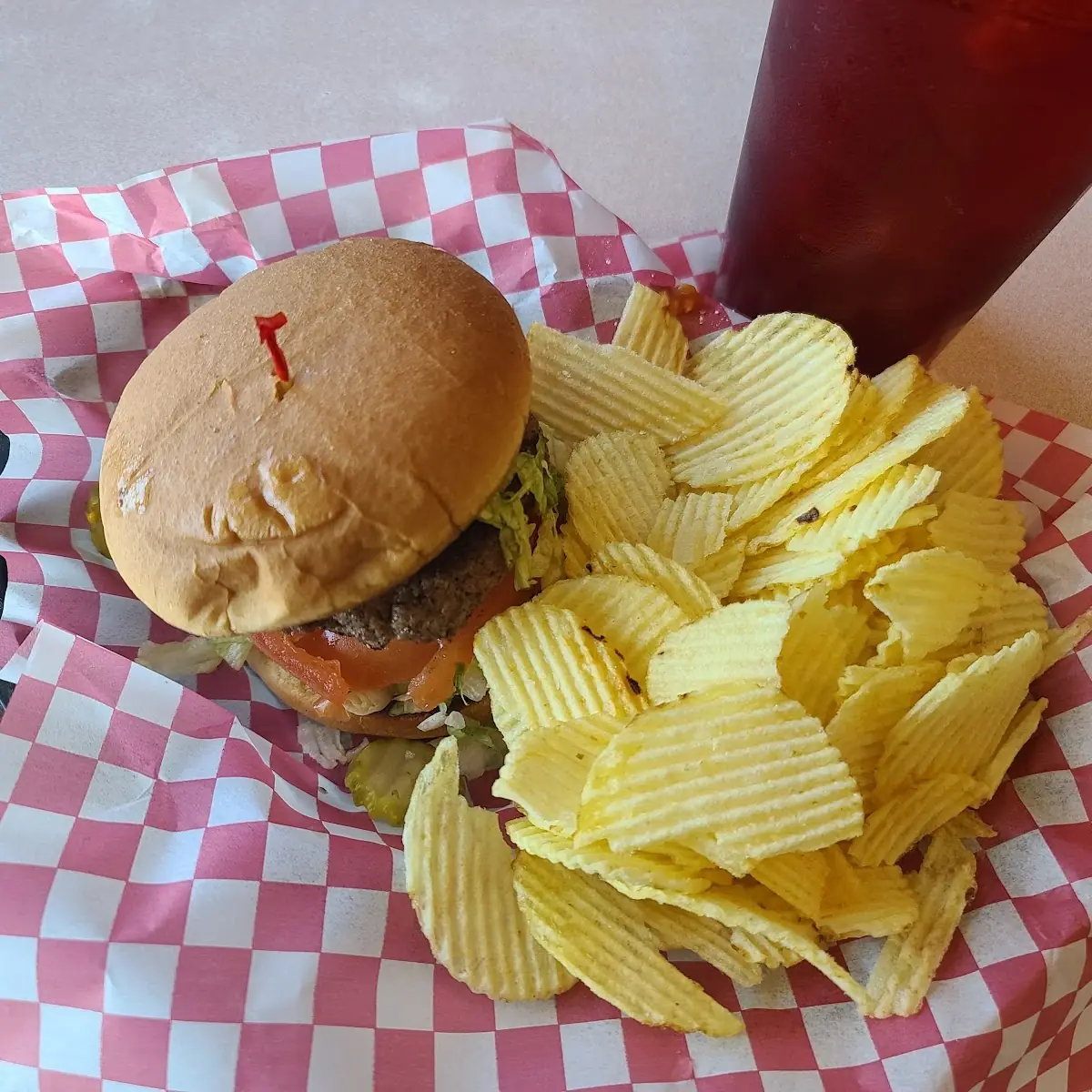 Bacon Cheeseburger with Fries