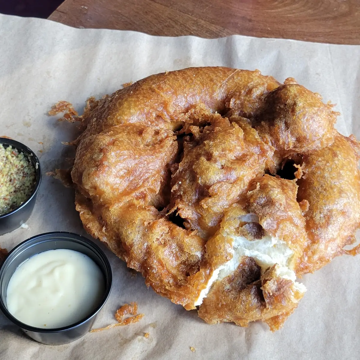 Beer Battered Pretzel
