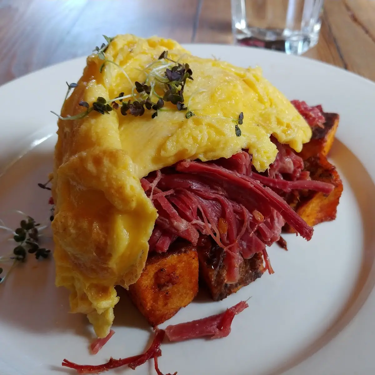 Corned Beef Hash and Eggs