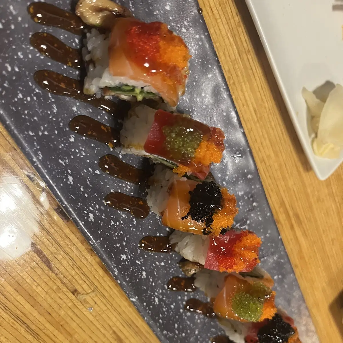 Assorted Sashimi and Sushi Rolls