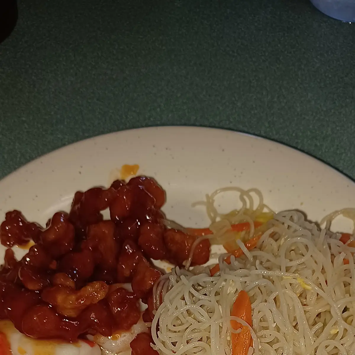 Chicken and Shrimp Noodle Platter