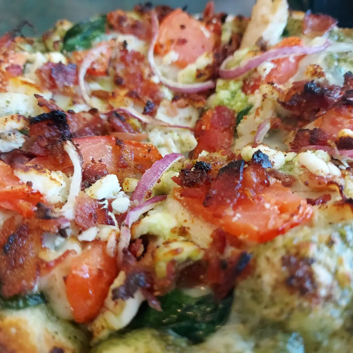 Pesto Chicken Pizza