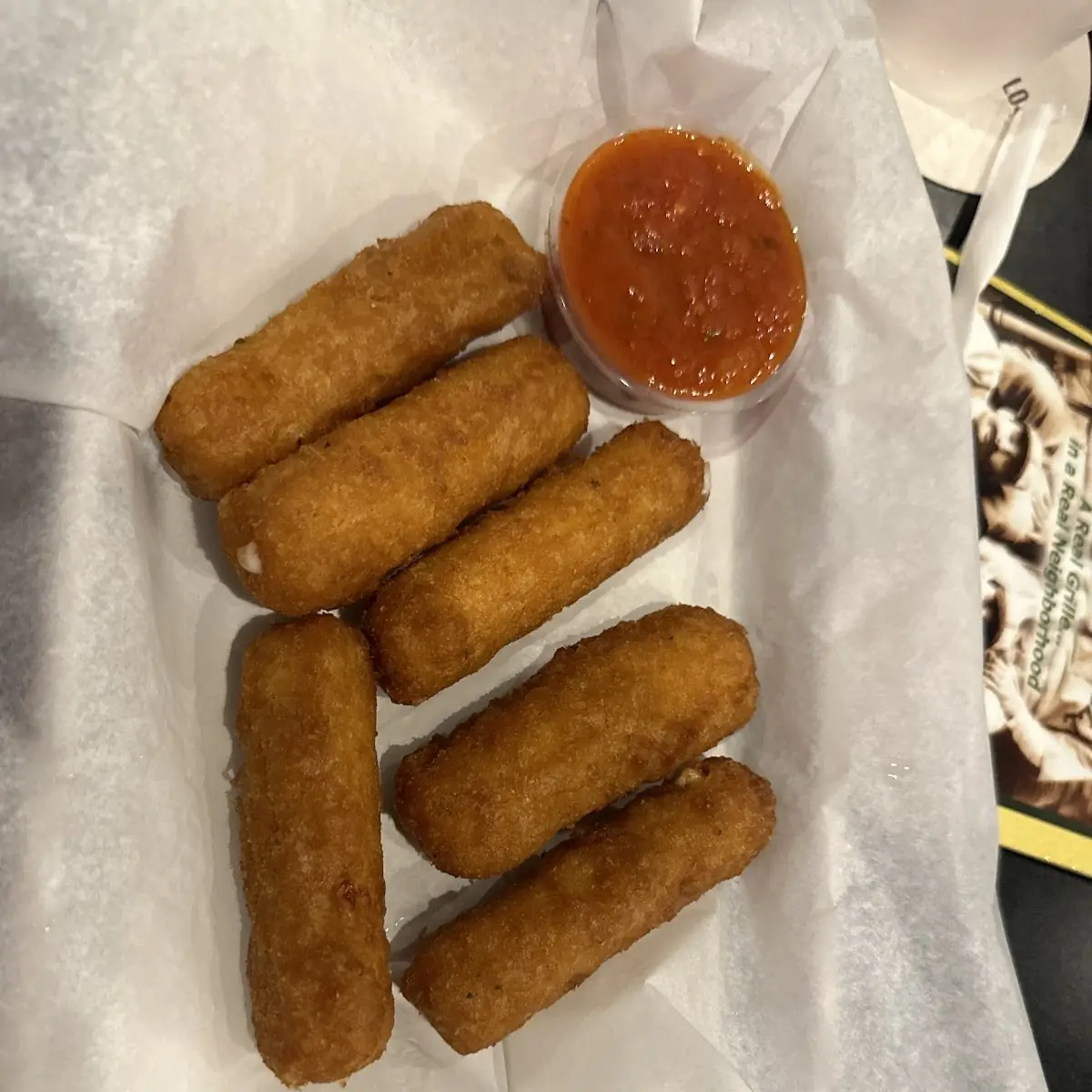 Fried Mozzarella Cheese Sticks