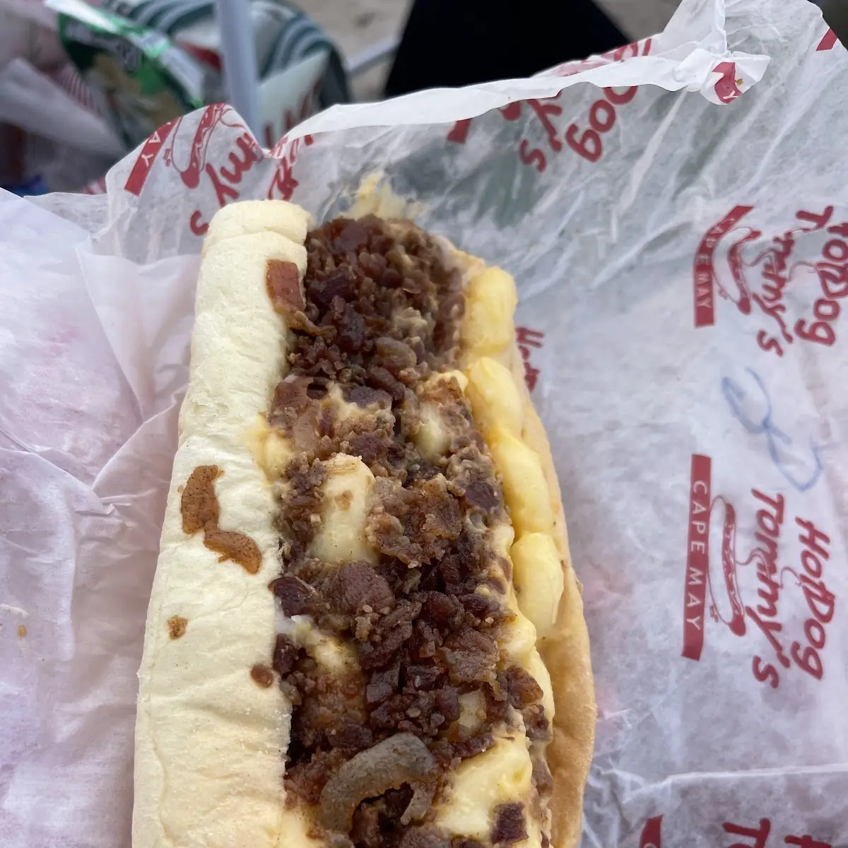 Bacon Cheeseburger Hot Dog
