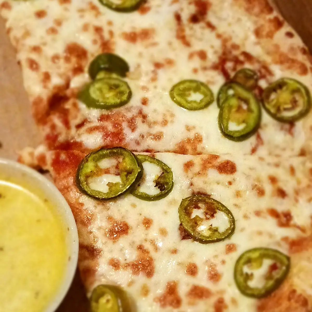 Jalapeños and Cheese Pizza