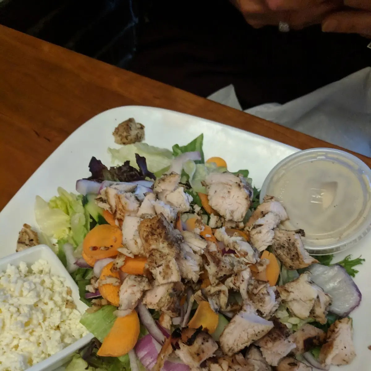 Greek Salad with Chicken