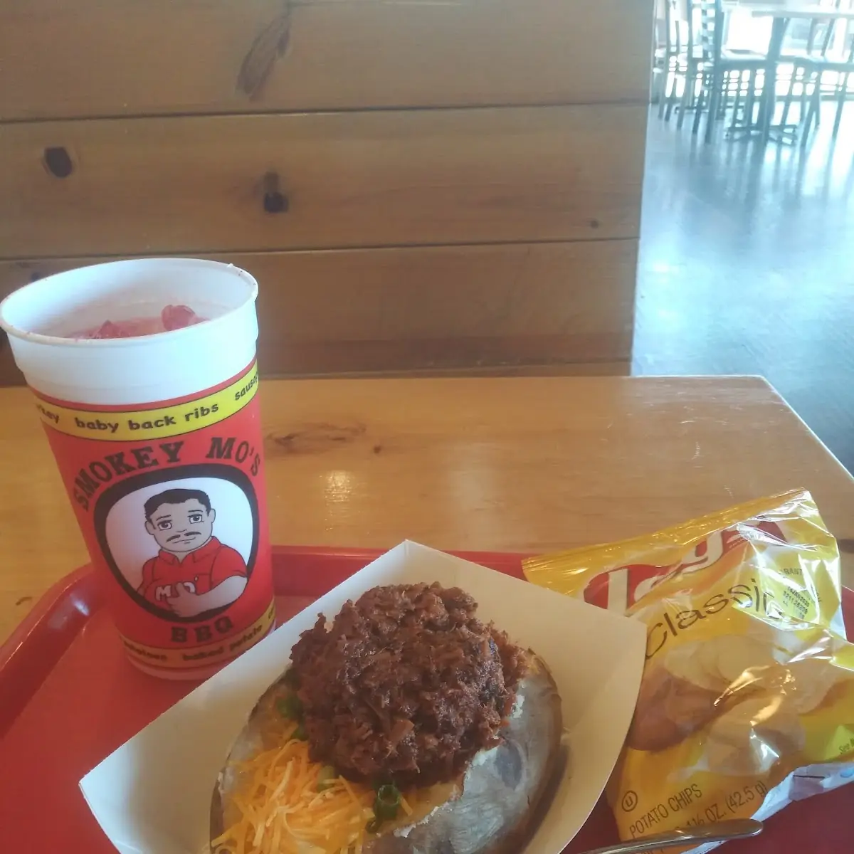Loaded Baked Potato with Beef Brisket