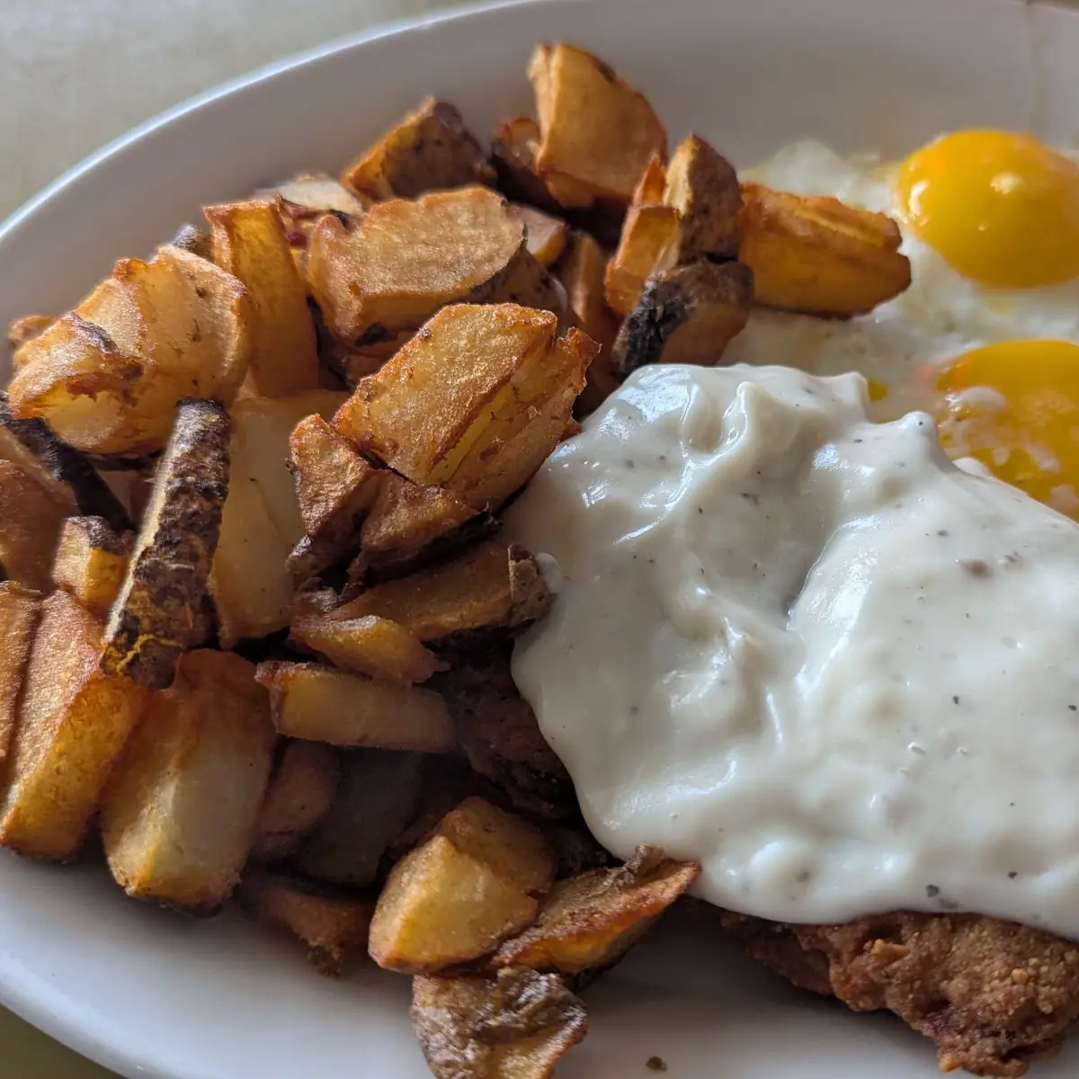 Country Fried Steak & Eggs