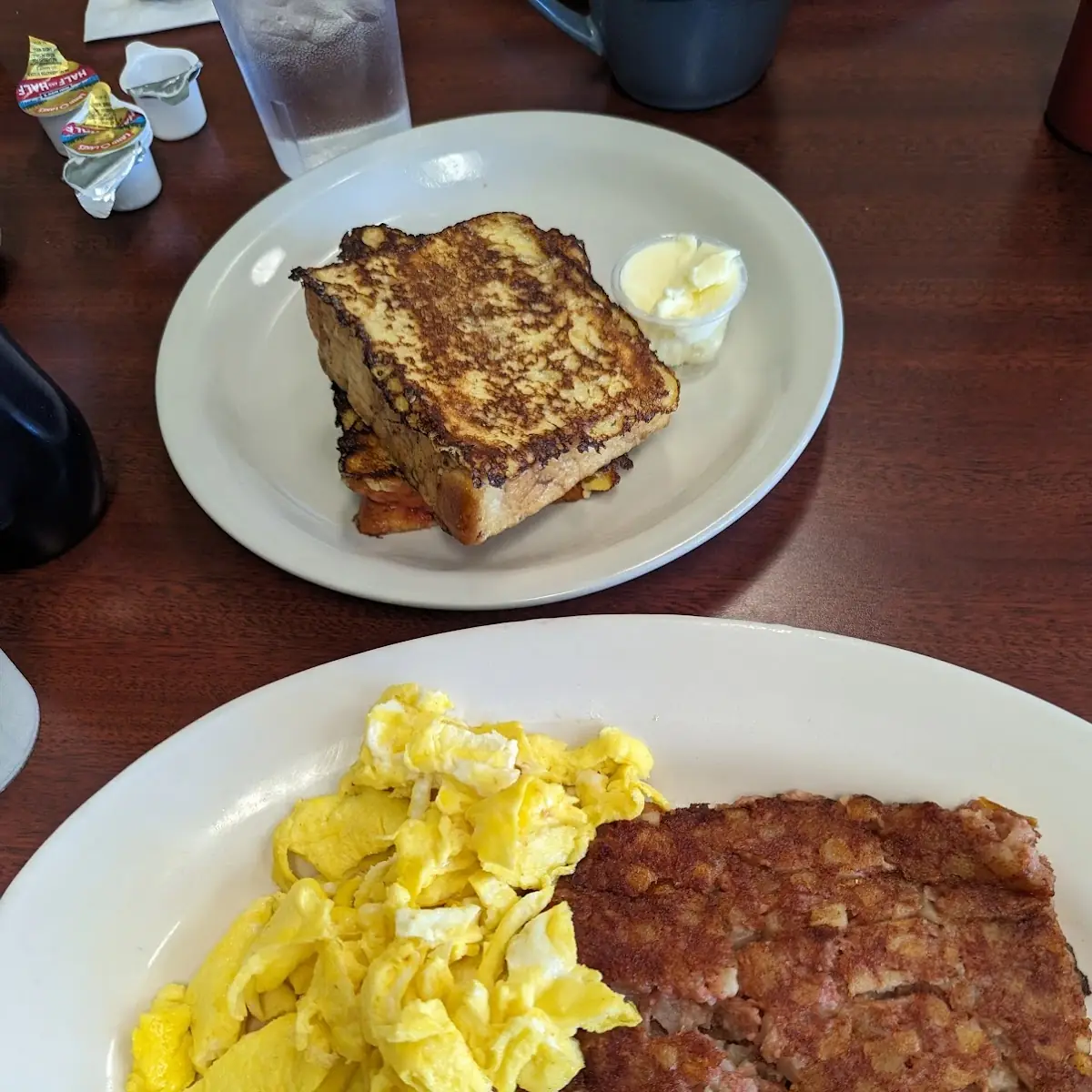 Eggs Ham and Cheese Omelette