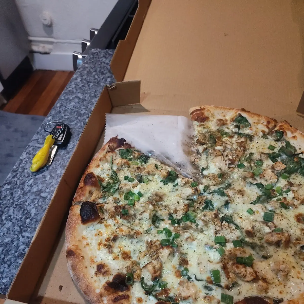 Large 5 Cheese Pizza/White Sauce