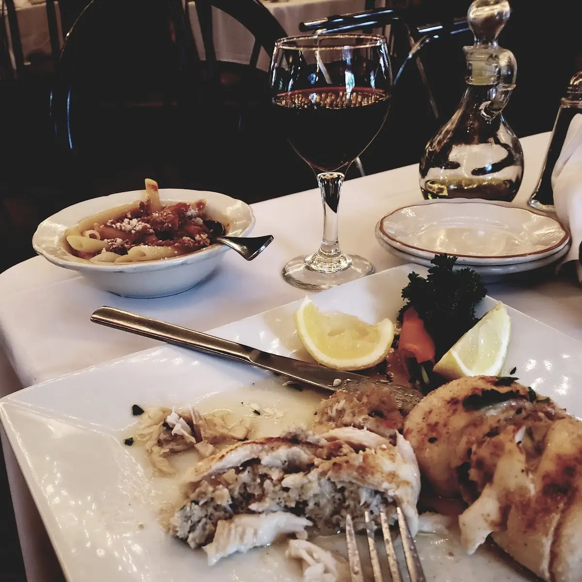 Flounder Stuffed Flounder