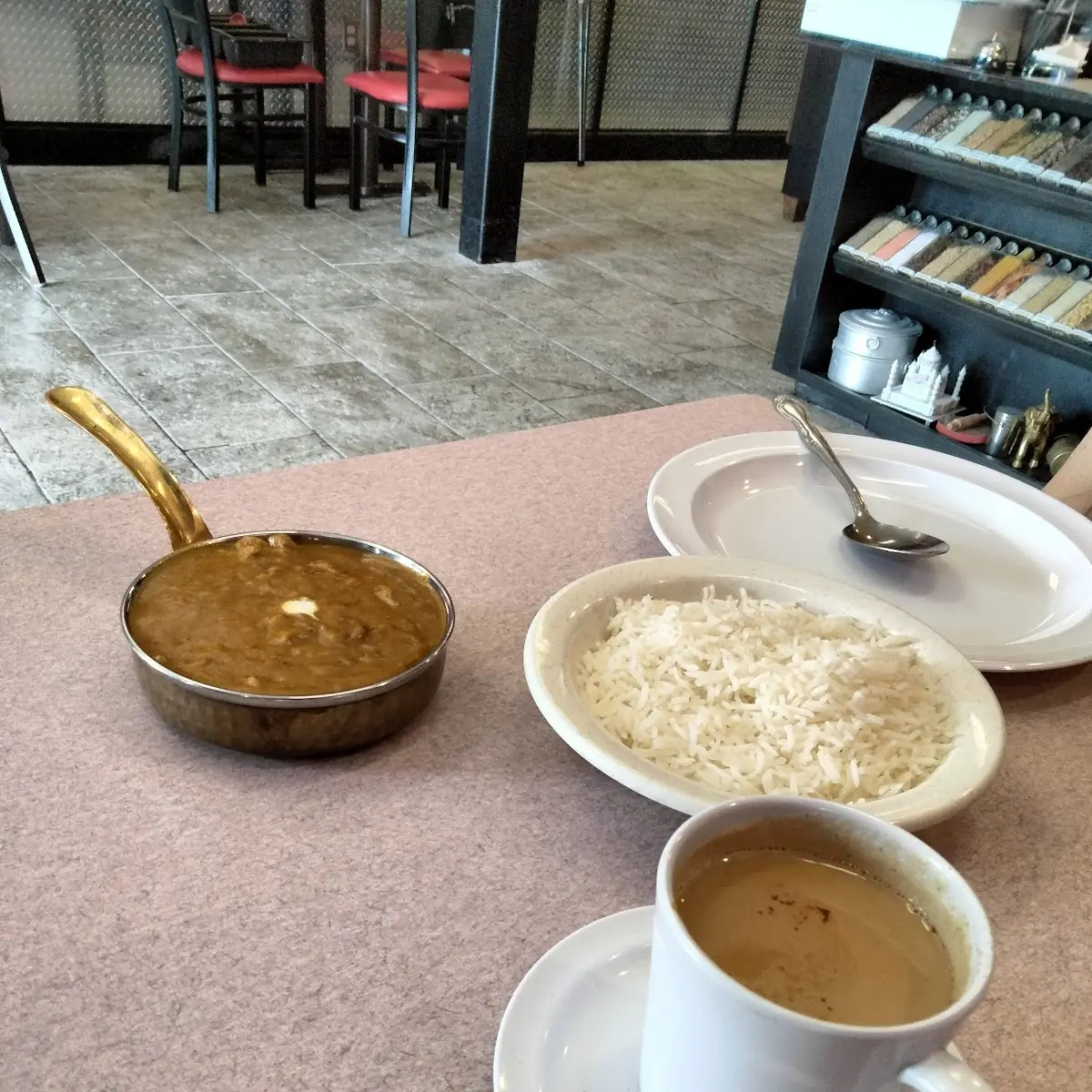 Chicken Korma and Assam Black Tea