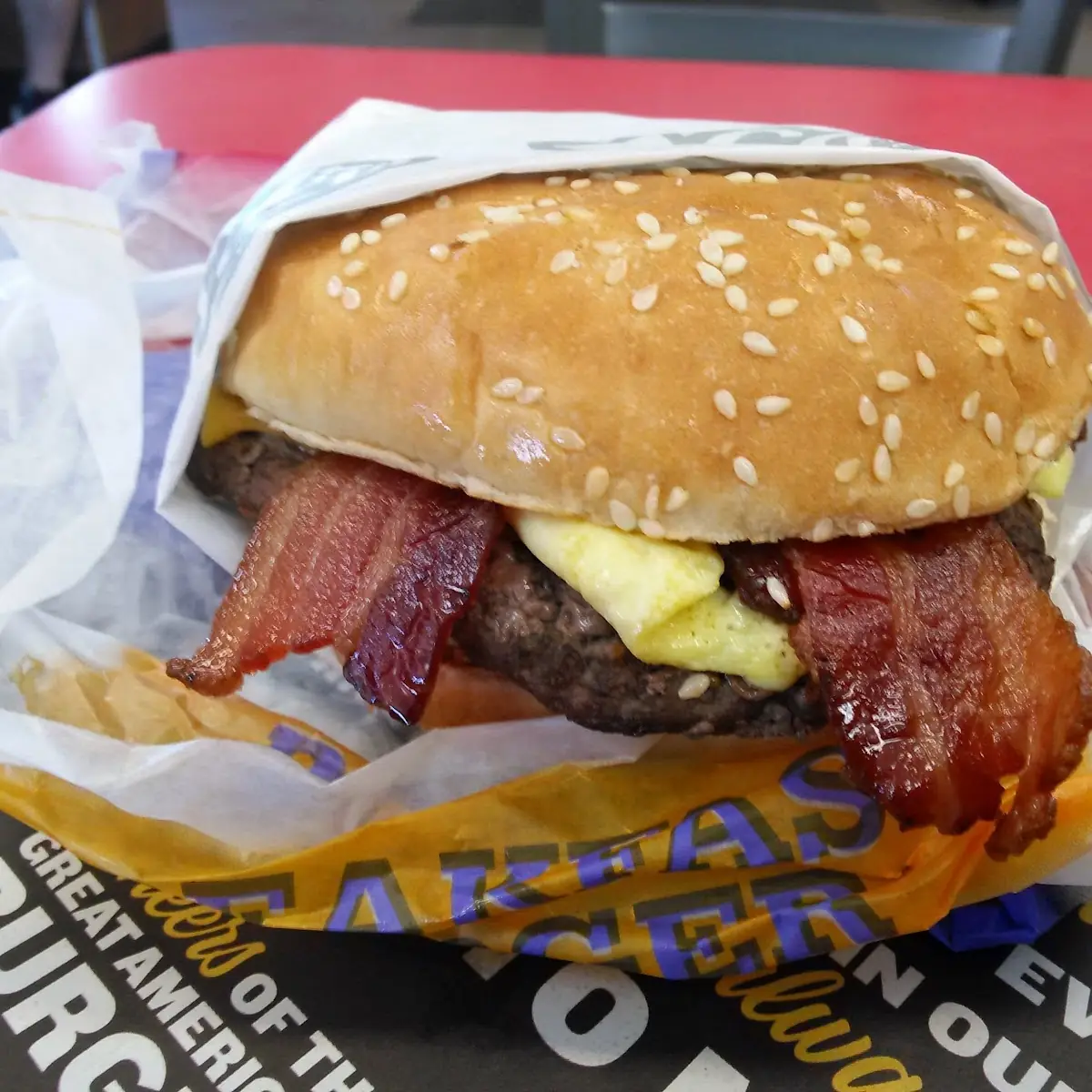 Bacon and Cheese Burger