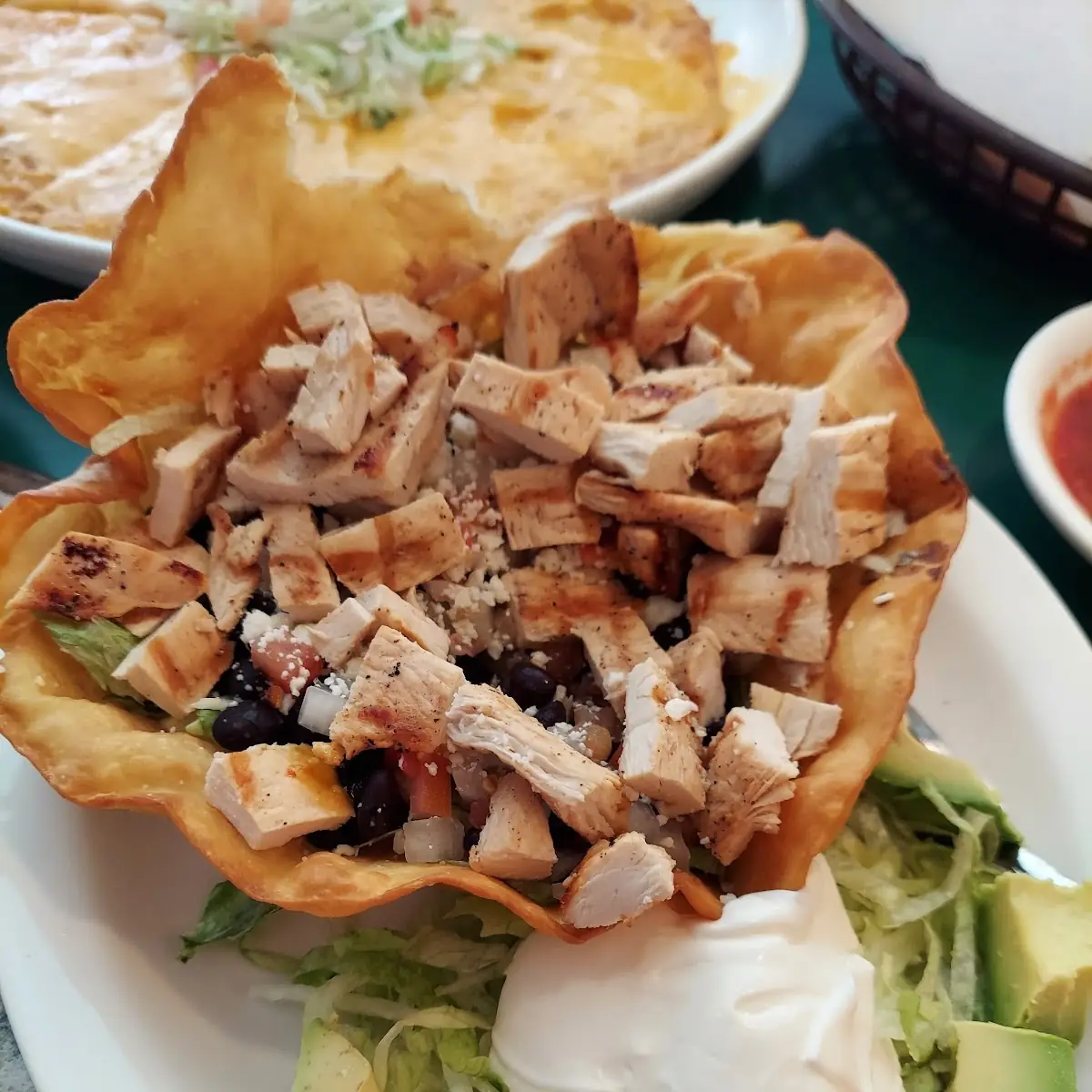 Grilled Chicken Black Bean and Avocado Salad