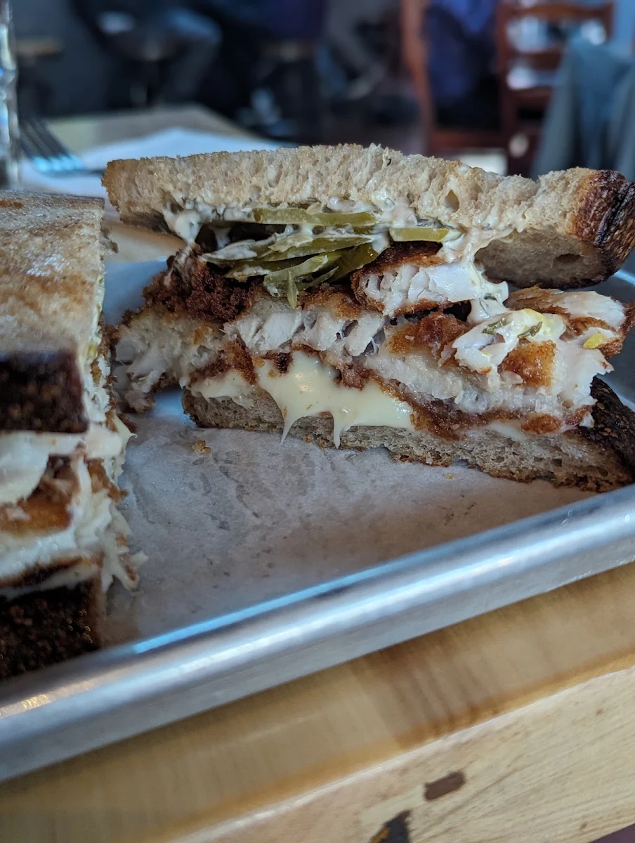 BS Patty Melt with Salad