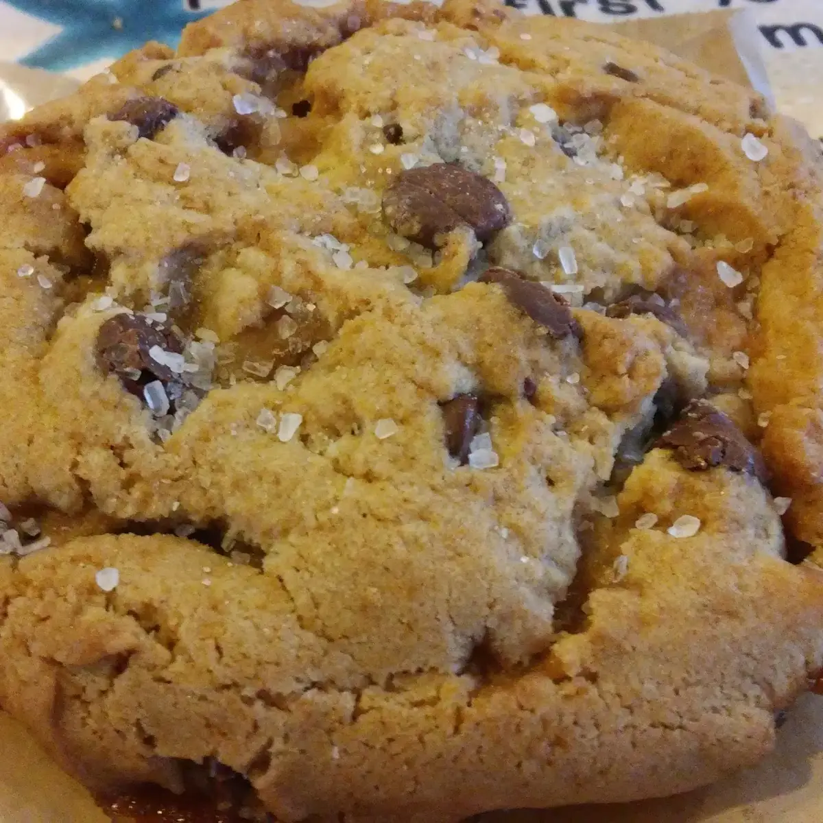 Salted Caramel Chocolate Chip Cookie