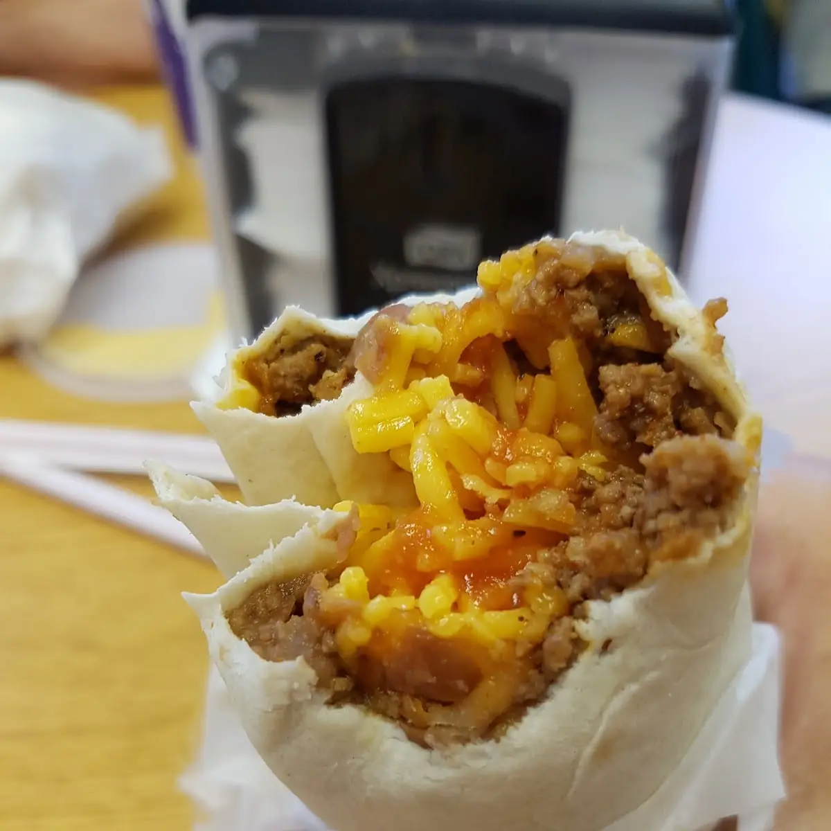 Meat & Bean Burrito