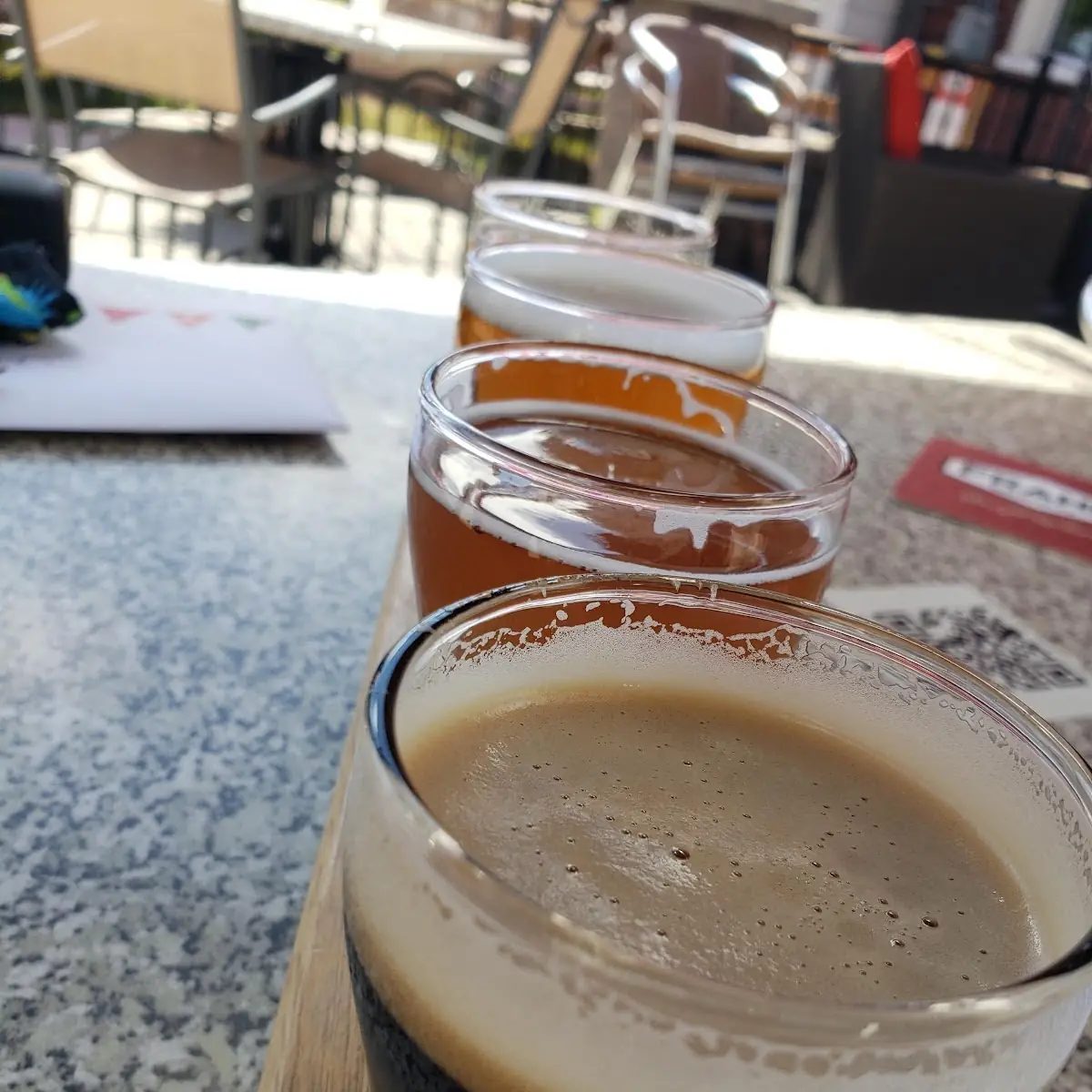 Beer Flight, Frank Brewing Co.