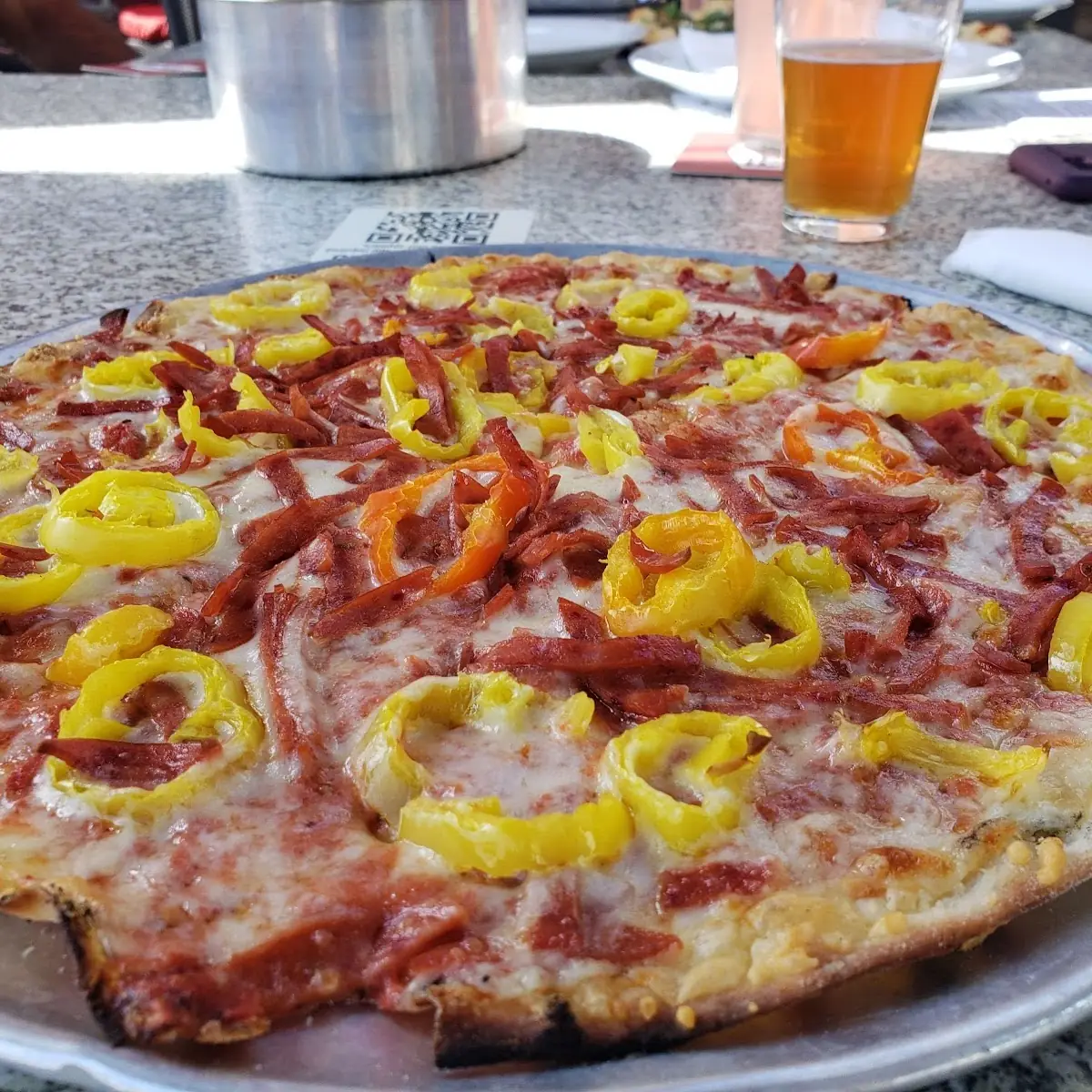 Brewer Pizza, Frank Brewing Co.