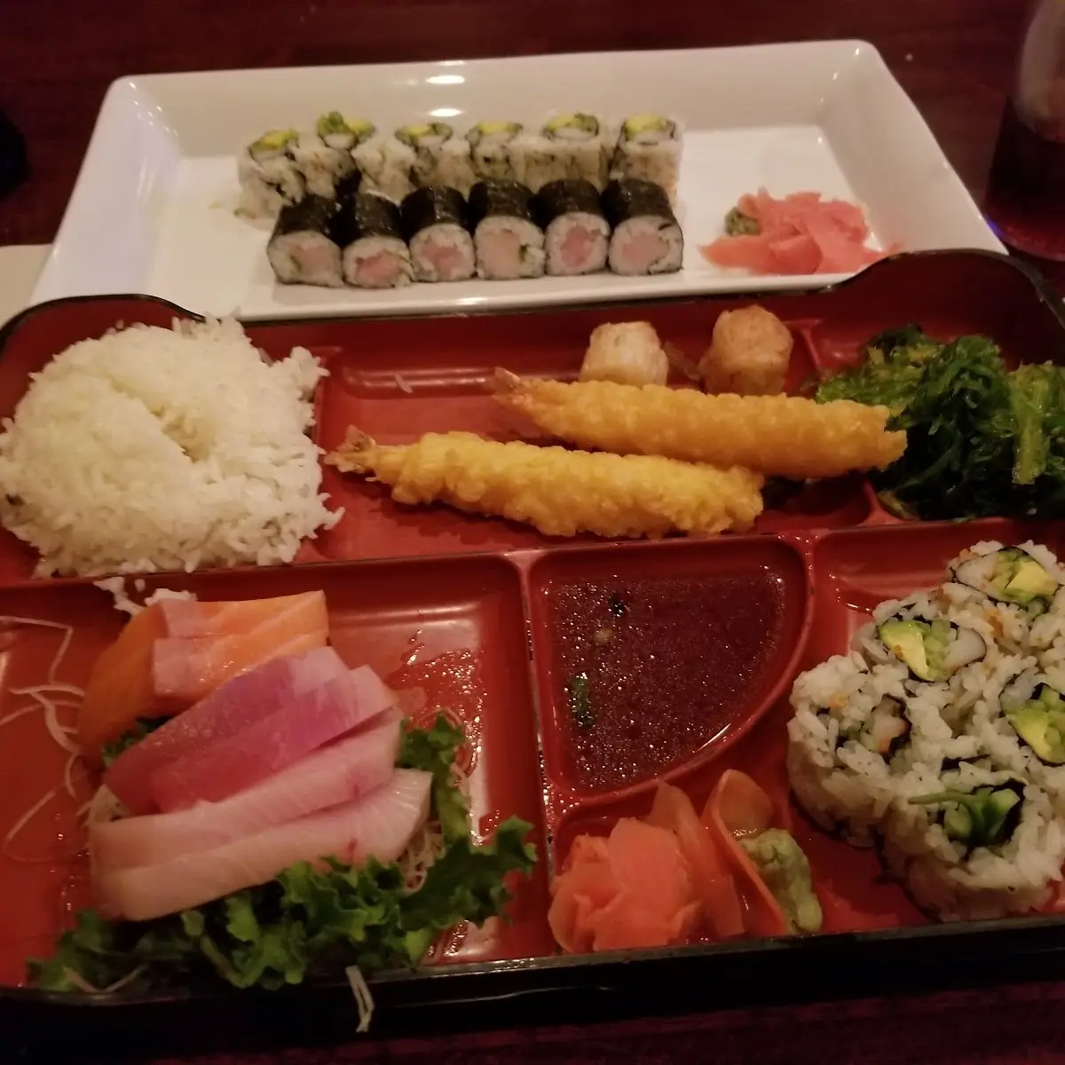 Sashimi Bento Box