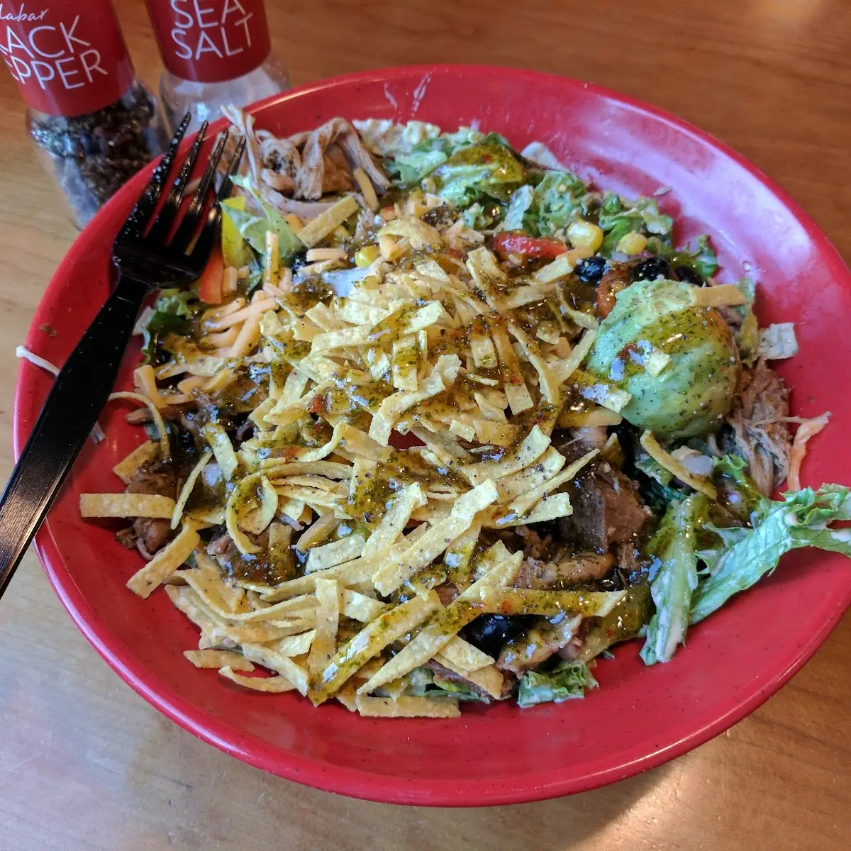 Chipotle Pulled Pork Salad