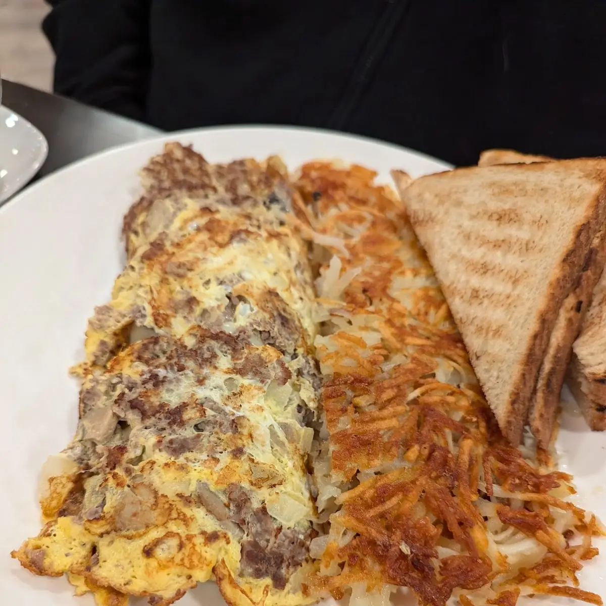 Philly Cheesesteak Omelette