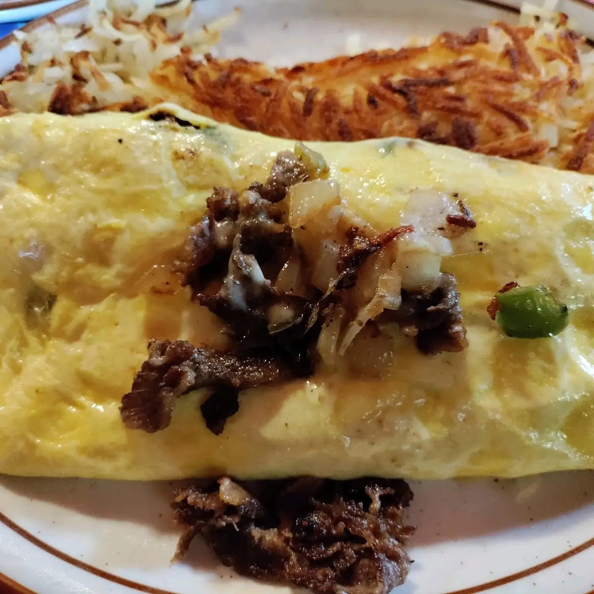Philly Cheese Steak Omelette