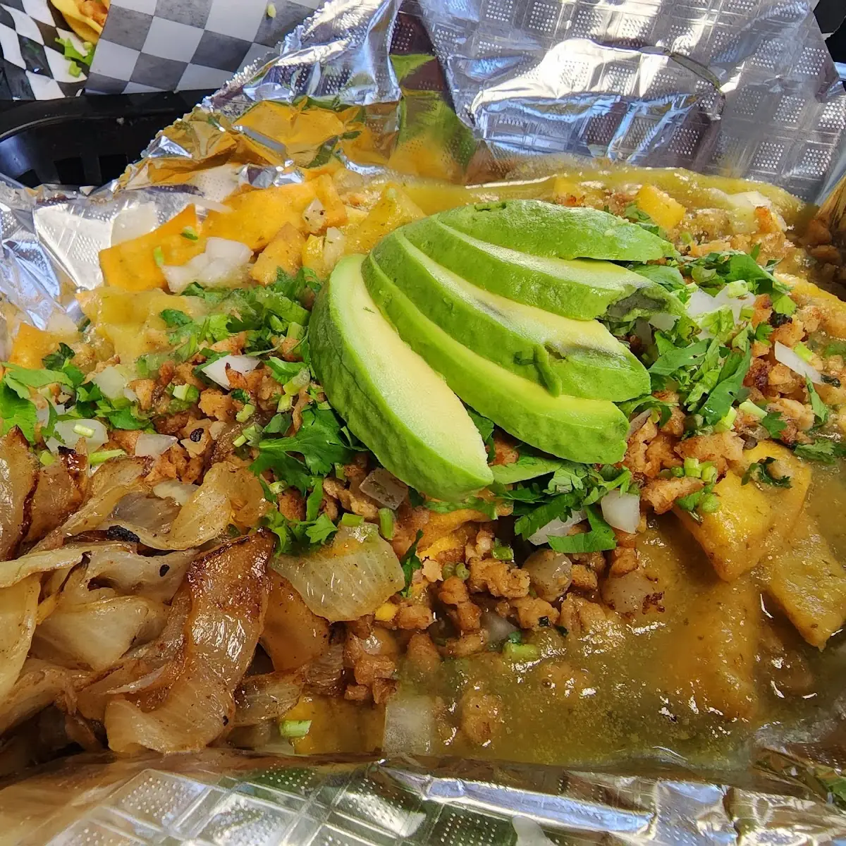 Vegan Chilaquiles Verdes