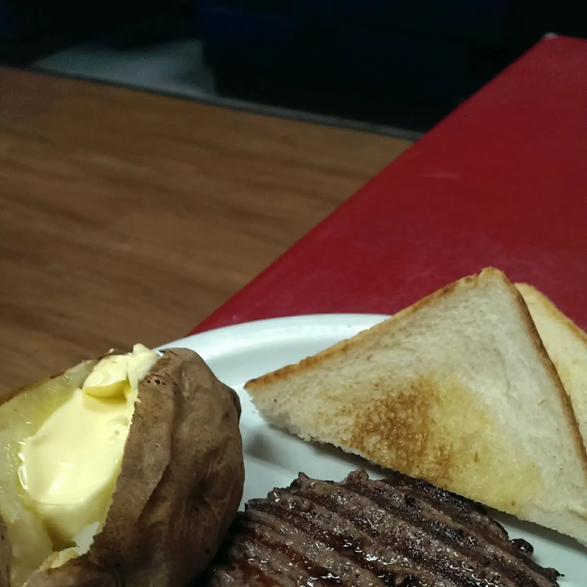 Hamburger Steak with Baked Potato