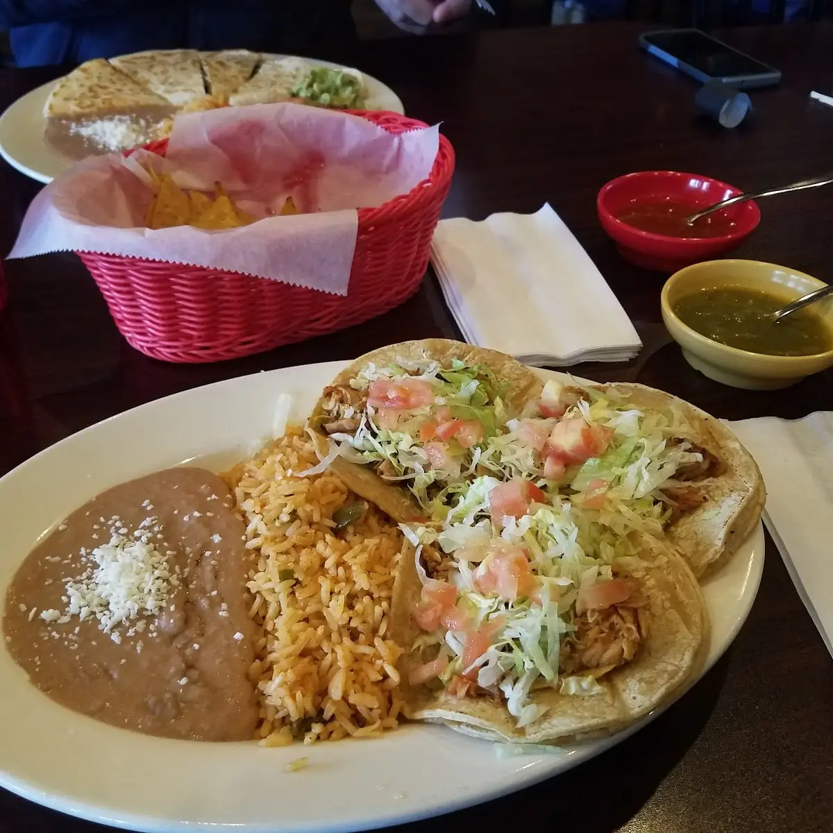 Chicken Taco Meal