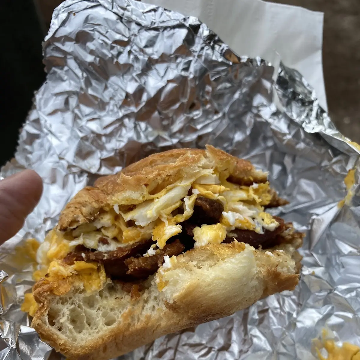 Bacon Egg Cheese Croissant