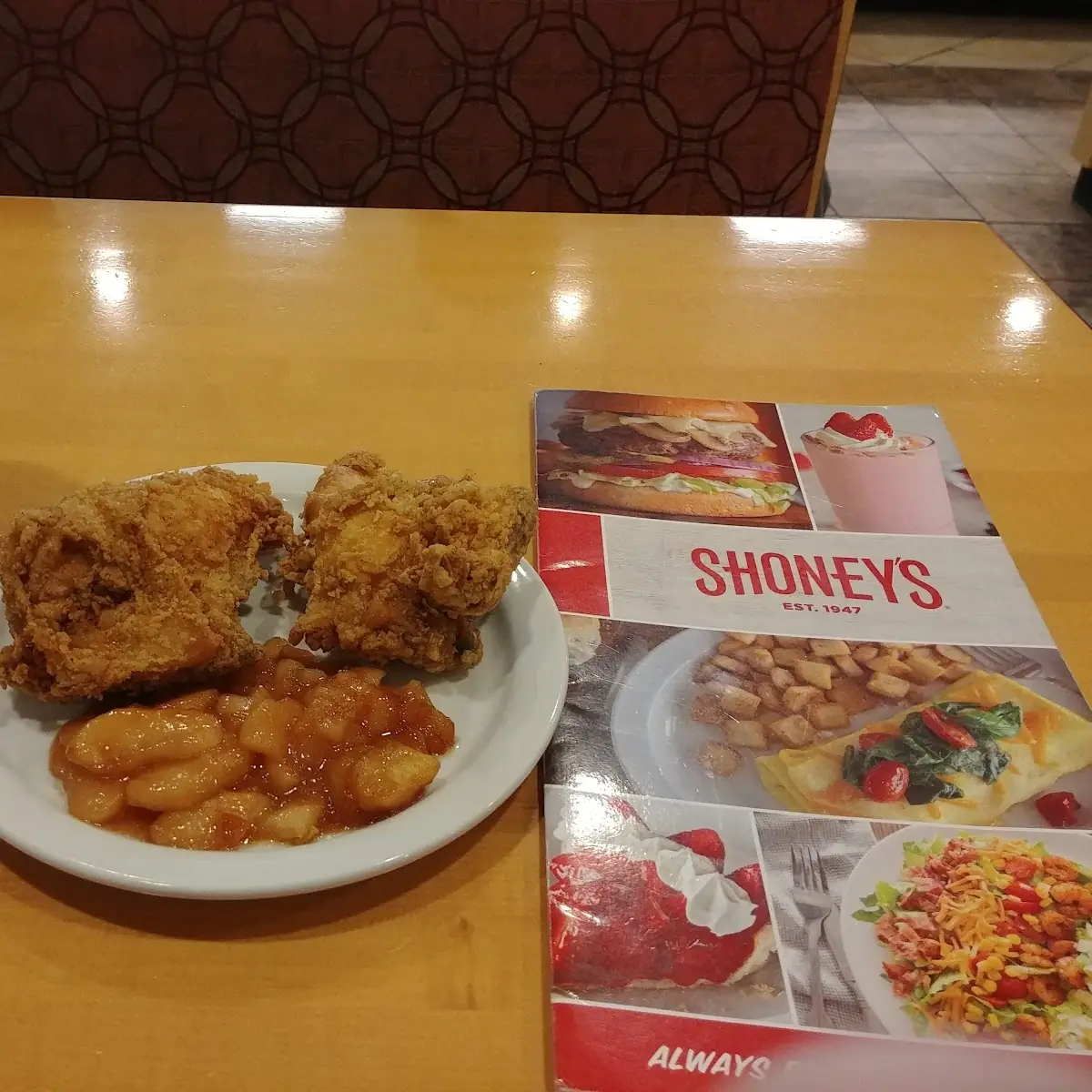 Fried Chicken with Apples