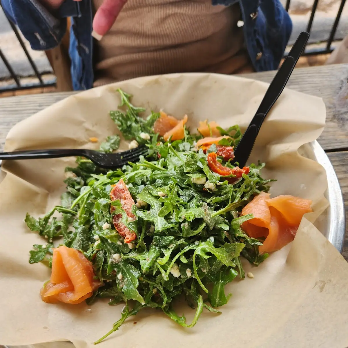 Salmon Arugula Salad