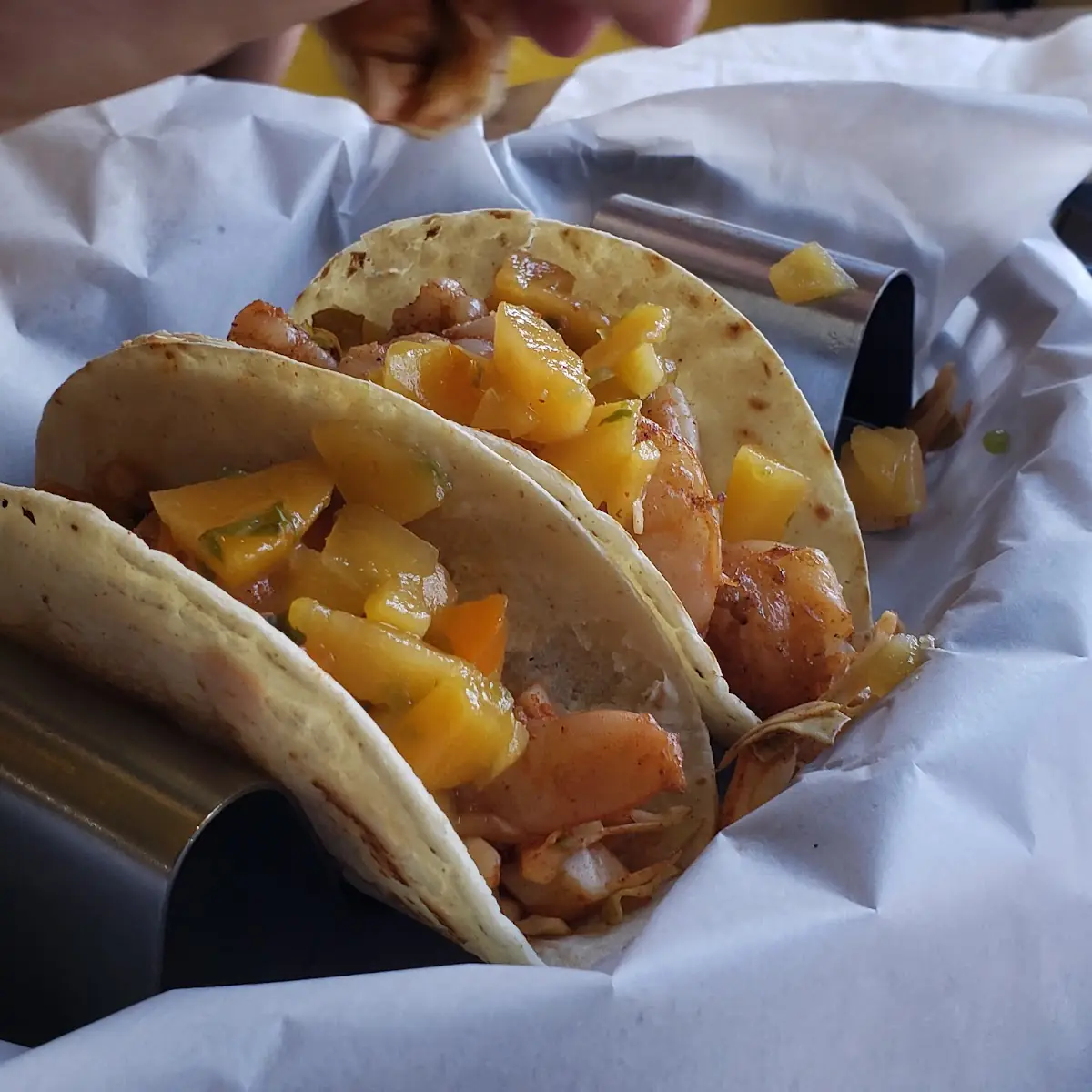Chicken and Shrimp Tacos