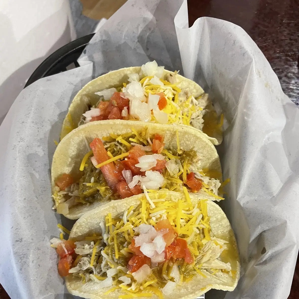 Green Chile Chicken Tacos