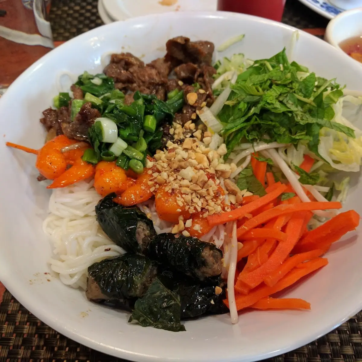 Lemongrass Beef and Shrimp Rice Noodle