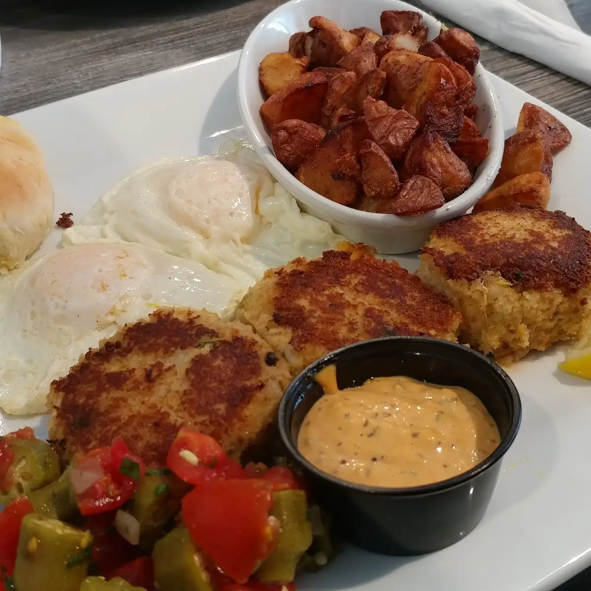 Crab Cake Platter